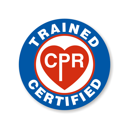 CPR Trained 2" Round