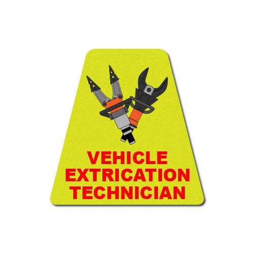 Reflective Vehicle Extrication Technician Tetrahedron