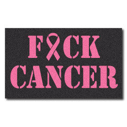 F*ck Cancer - Breast Cancer Awareness Decal