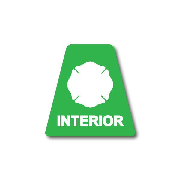 Interior Firefighter Tetrahedron - Green