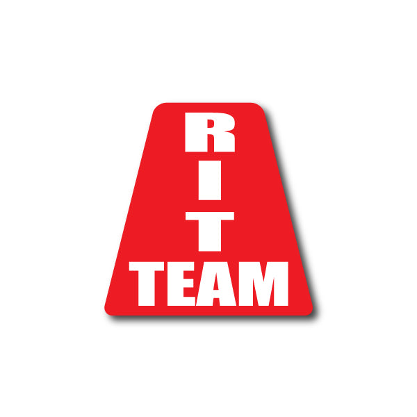 Red Reflective RIT Team Tetrahedron