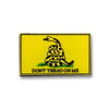 Gadsden 3D PVC Patch - Velcro hook backing