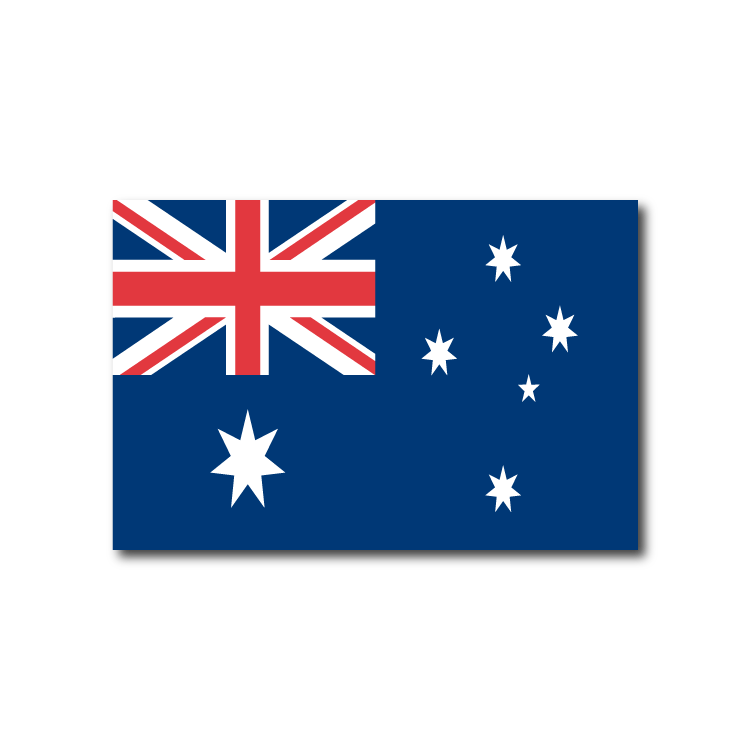 Reflective Australian Flag Decal