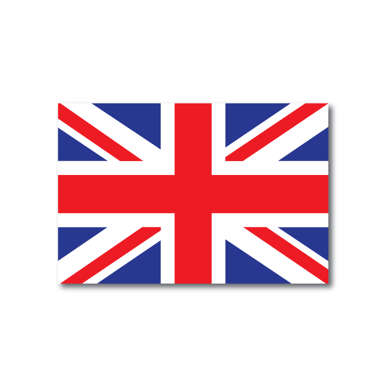 Reflective British "Union Jack"  Flag Decal
