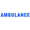 "AMBULANCE" Decal - 6" Tall