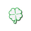 Reflective 4-Leaf Clover Shamrock
