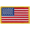 US Flag - 3 3/8" x 2" W/ Velcro Hook Backing