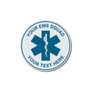 Small 1" Round Equipment Labels