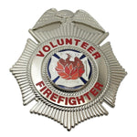Generic Volunteer Firefighter Maltese-Style Badge