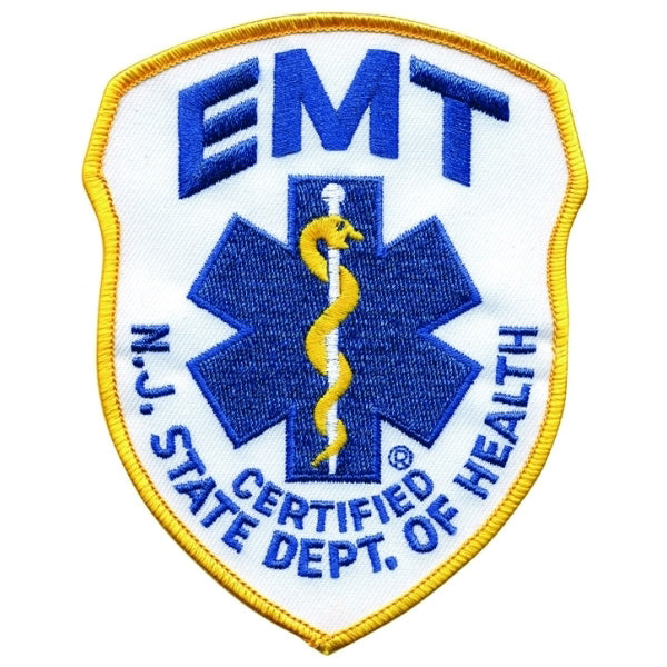 NJ EMT Embroidered Uniform Patch