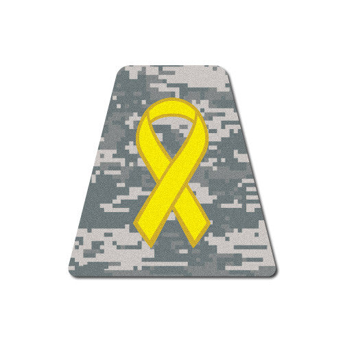 Reflective Digital Camo W/ Ribbon Tetrahedron