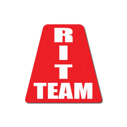 Red Reflective RIT Team Tetrahedron