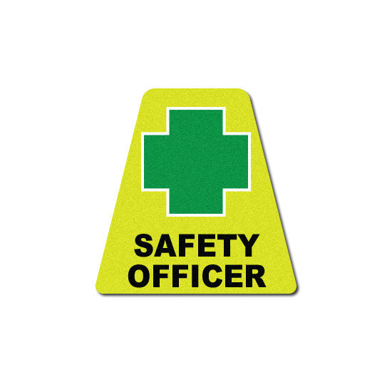 Reflective Yellow Safety Officer Tetrahedron