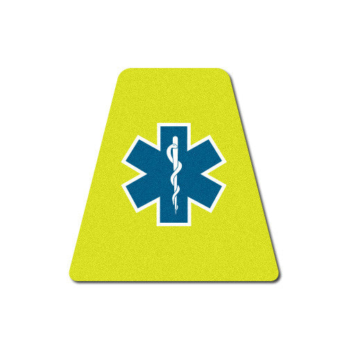 Reflective EMS Star of Life Tetrahedron