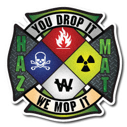 Haz Mat Maltese Cross 2"