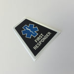 Black Reflective EMS First Responder Tetrahedron