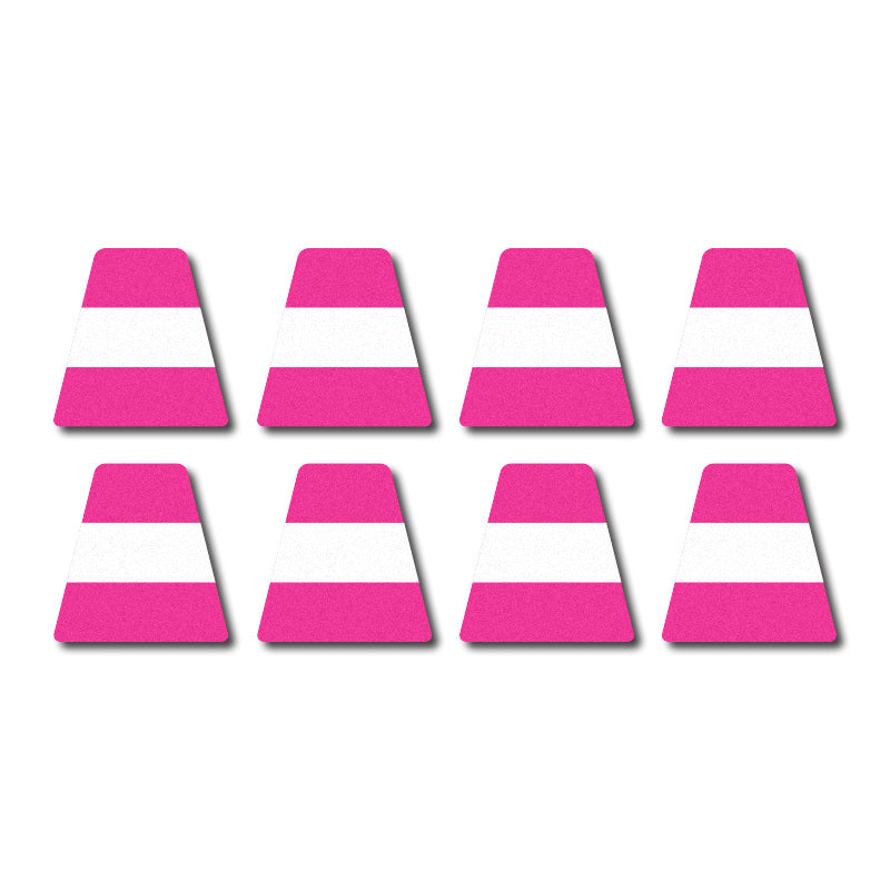 Tetrahedron Set - Pink w/ Stripe