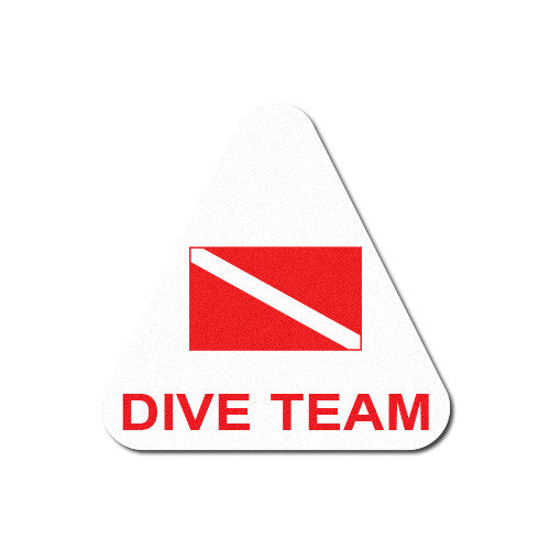Reflective Dive Team Triangle – First Responder Decal Co.