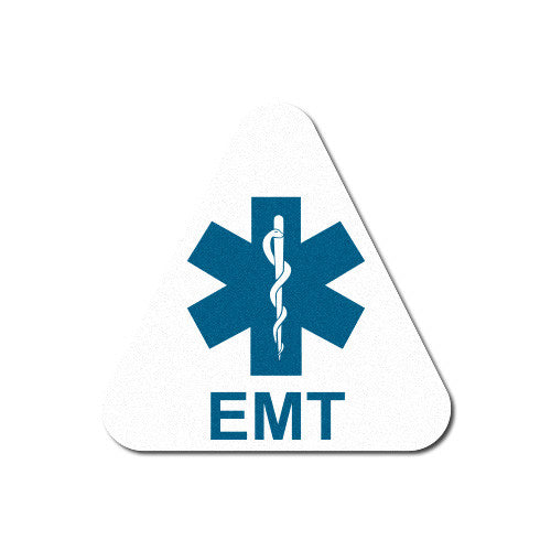 Reflective White EMT Triangle