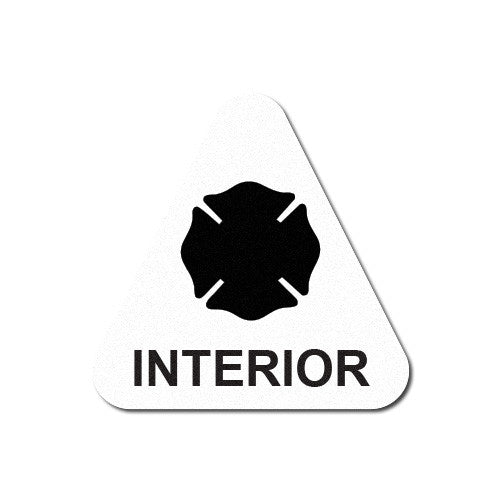 Reflective Interior Firefighter Triangle