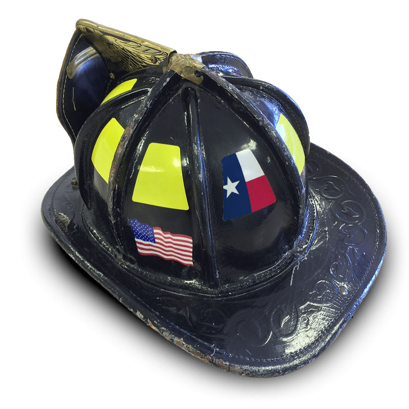 Reflective Texas Flag Tetrahedron