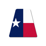 Reflective Texas Flag Tetrahedron
