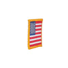 US Flag - 3 3/8" x 2" W/ Velcro Hook Backing
