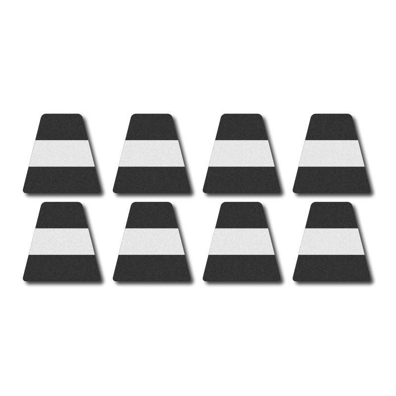 Tetrahedron Set - Black w/ Stripe