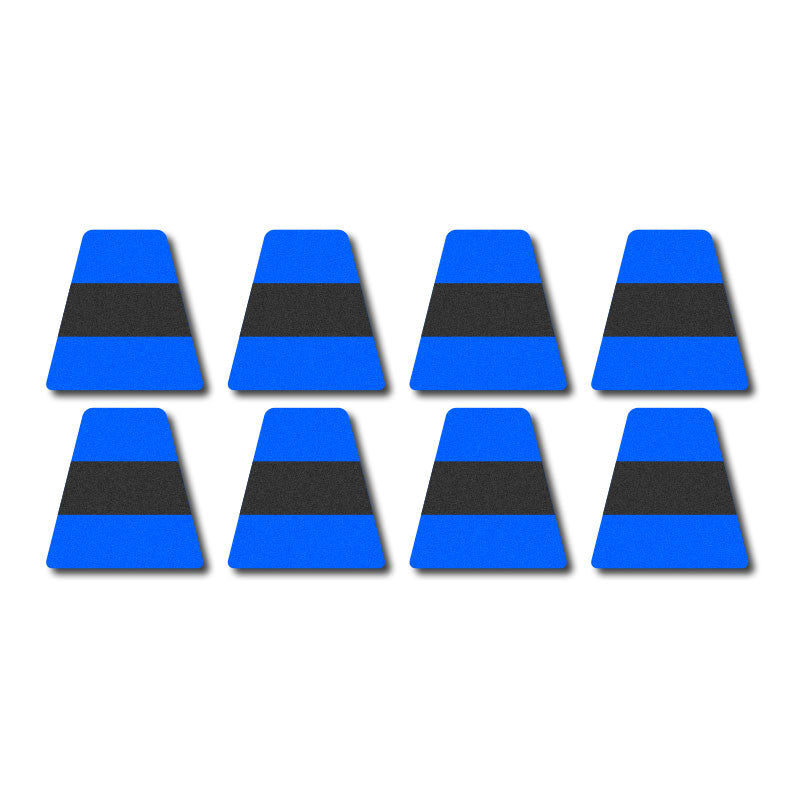 Tetrahedron Set - Blue w/ Black Stripe