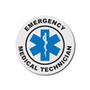 Round Helmet Front Decal - EMT