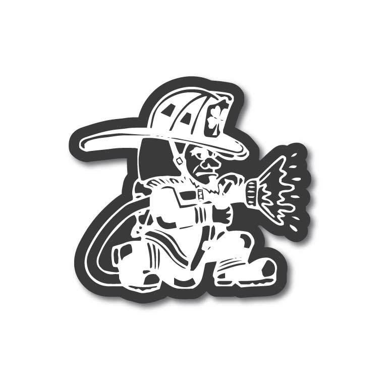 Fighting Irish Firefighter Decal