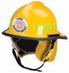 Round Helmet Front Decal - Fire Department
