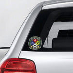 HAZ-MAT Maltese Cross Car Decal - 4"