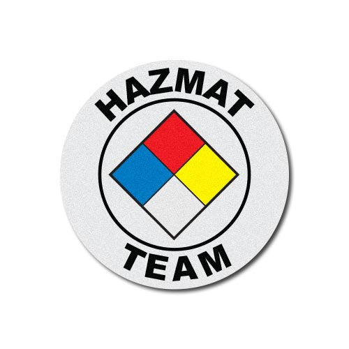 Round Helmet Front Decal - Haz-Mat Team